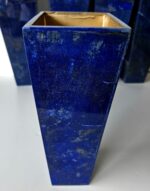 A+++ Grade Lapis Lazuli, Vase Glass, Flower Pot, Amethyst Plant Holder, Air plant, gem stone Vase, Succulent Pot Square Lapis Flower pot