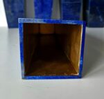 A+++ Grade Lapis Lazuli, Vase Glass, Flower Pot, Amethyst Plant Holder, Air plant, gem stone Vase, Succulent Pot Square Lapis Flower pot