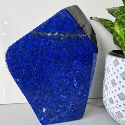 Free Form A+++ Lapis Lazuli, Tumbled, Boho, Lapis Palm Stone, Inner Truth, blue stone, Polished stone, Protection, Grade A+++, home decor