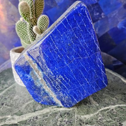Free Form A++ Lapis Lazuli, amplification, eliminates nervousness, Friend Gift, Earth Stone, loose stone, leadership, Stone Slice, Tumbled