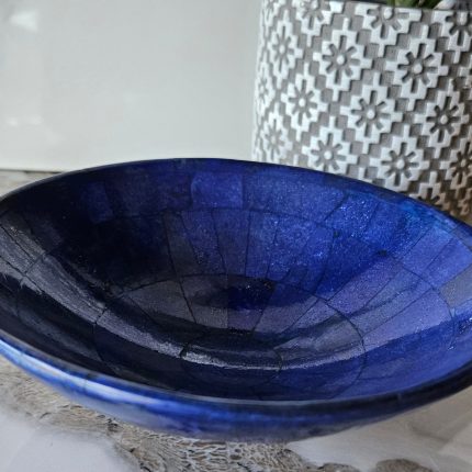 LAPIS LAZULI BOWL 15 Cm Royal Blue Bowl, Handcrafted Shape Polished Bowl, blue stone, Calmness, intuition, Best Friend Gift, Relieves Stress