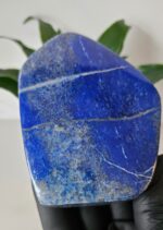 Lapis Lazuli, Free Form Stone, Tumbled Stone, Gemstone Rock, Polished Slab, Tumbled Crystals, Calmness, small crystals, empath, blue stone