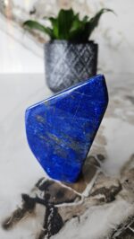 Authentic Free Form Lapis Lazuli, Raw Natural Blue Stone, floors and walls, Free form, Earth Stone, Strength, Grounding, Polished, Succulent