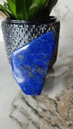 Authentic Free Form Lapis Lazuli, Raw Natural Blue Stone, floors and walls, Free form, Earth Stone, Strength, Grounding, Polished, Succulent