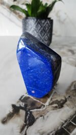 Authentic Free Form Lapis Lazuli, Raw Natural Blue Stone, floors and walls, Free form, Earth Stone, Strength, Grounding, Polished, Succulent
