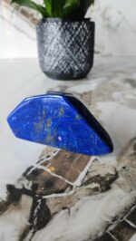 Authentic Free Form Lapis Lazuli, Raw Natural Blue Stone, floors and walls, Free form, Earth Stone, Strength, Grounding, Polished, Succulent
