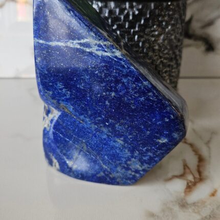 Free Form A++ Lapis Lazuli , Lapis, Polished Tumble, eliminate nervousness, Best Friend Gift, Stone Slice, Self Expression, Lapis Palm Stone