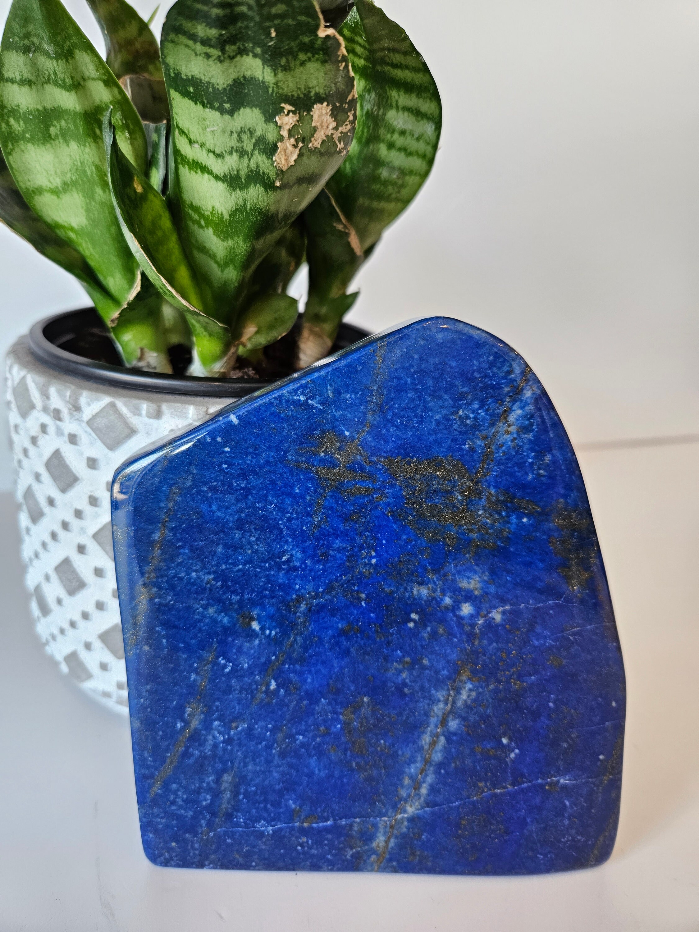 Free Form A+++ Lapis Lazuli , Lapis Freeform, Lapis Lazuli Tumble, polished slab, leadership, Decor, Stability, Desk Accessories, willpower