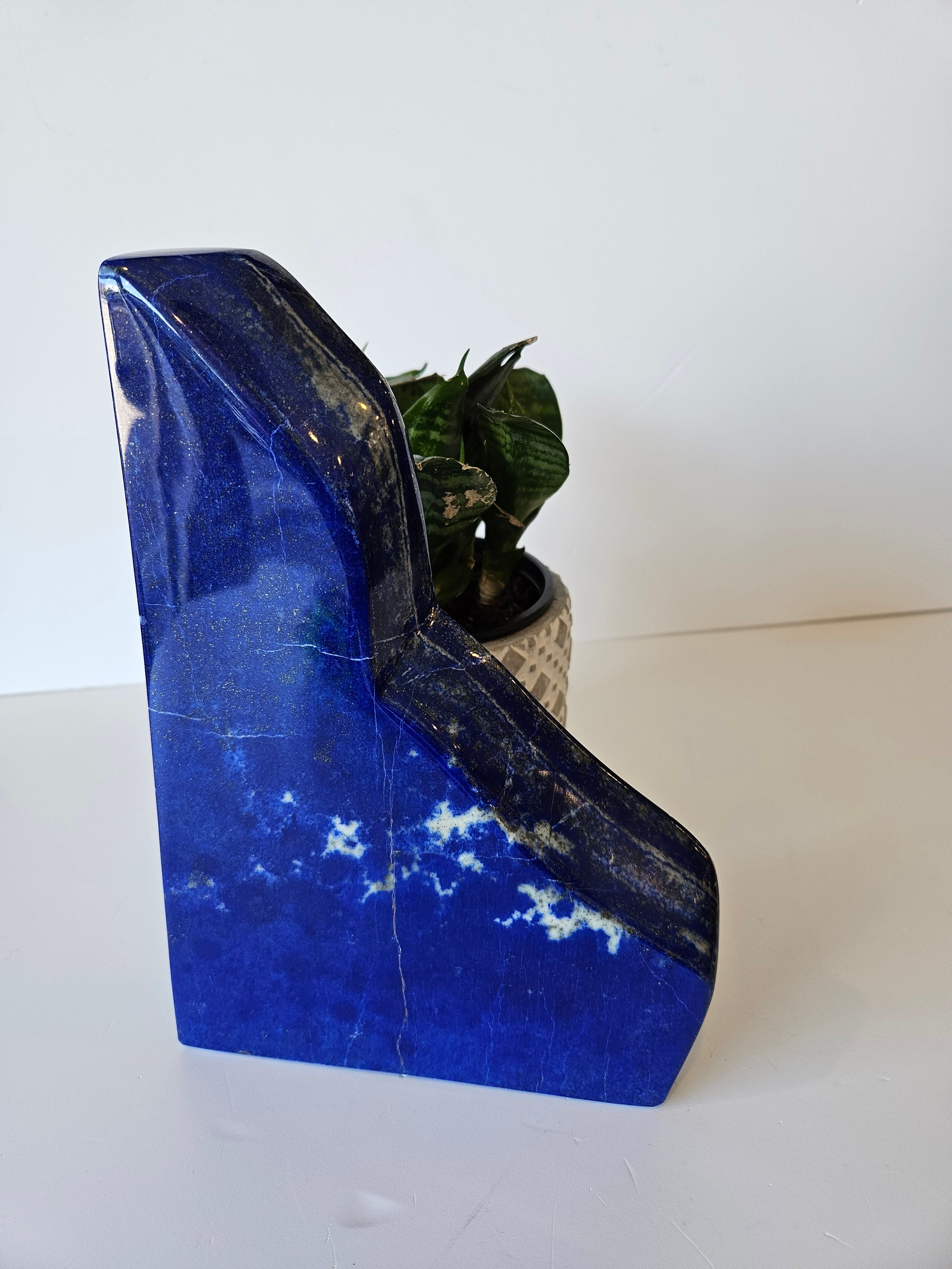 Free Form A+++ Lapis Lazuli , Lapis Freeform, Lapis Lazuli Tumble, polished slab, leadership, Decor, Stability, Desk Accessories, willpower