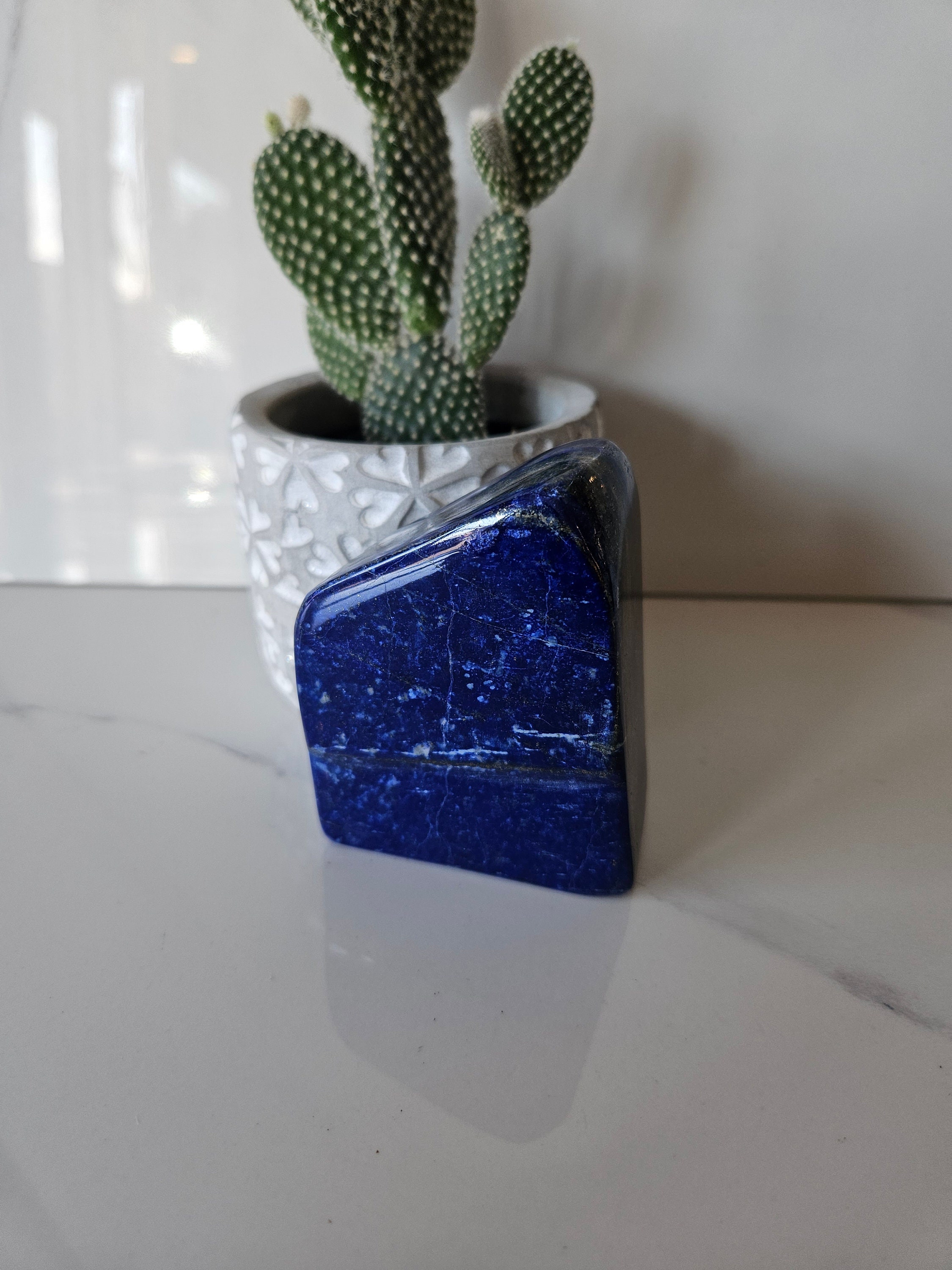 Authentic Free Form A++ Lapis Lazuli, Lapis Stone, Polished Tumble Gemstone