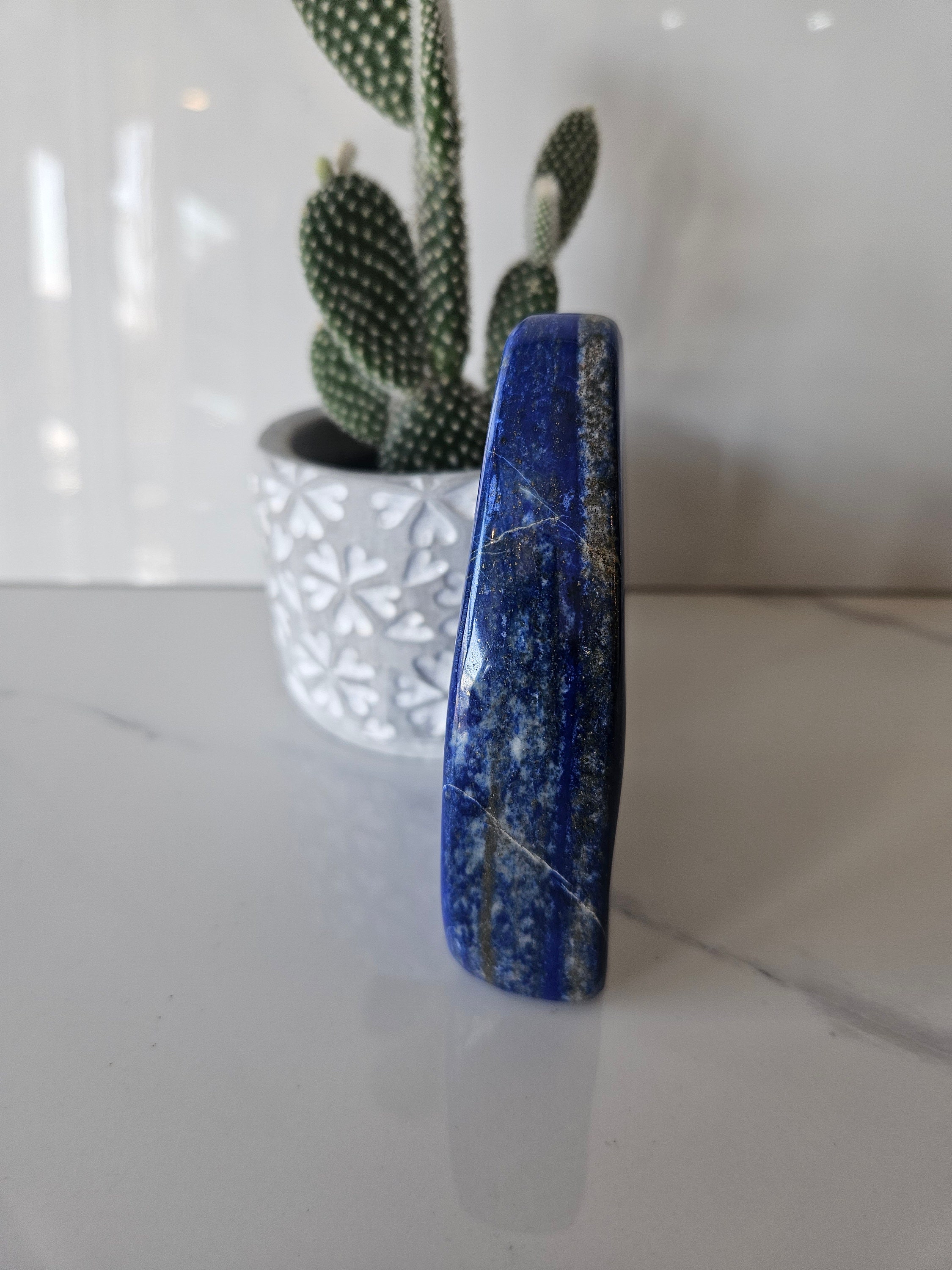 Authentic Free Form A++ Lapis Lazuli, Lapis Stone, Polished Tumble Gemstone