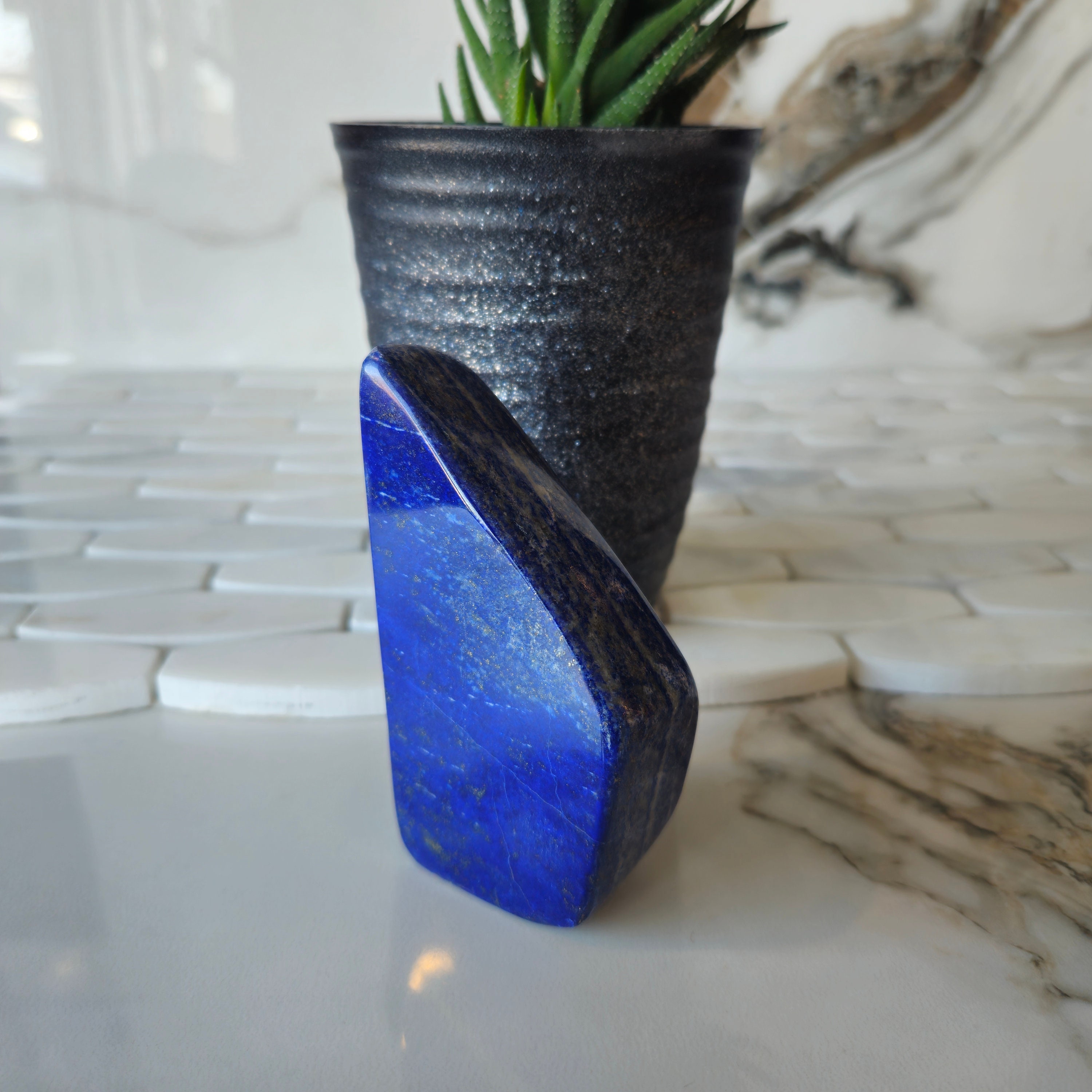 Free Form A++ Lapis Lazuli , Lapis, Polished Tumble, lapis lazuli jewelry, Polished, Protection, Femininity, crystal heal, Amethyst, Blue