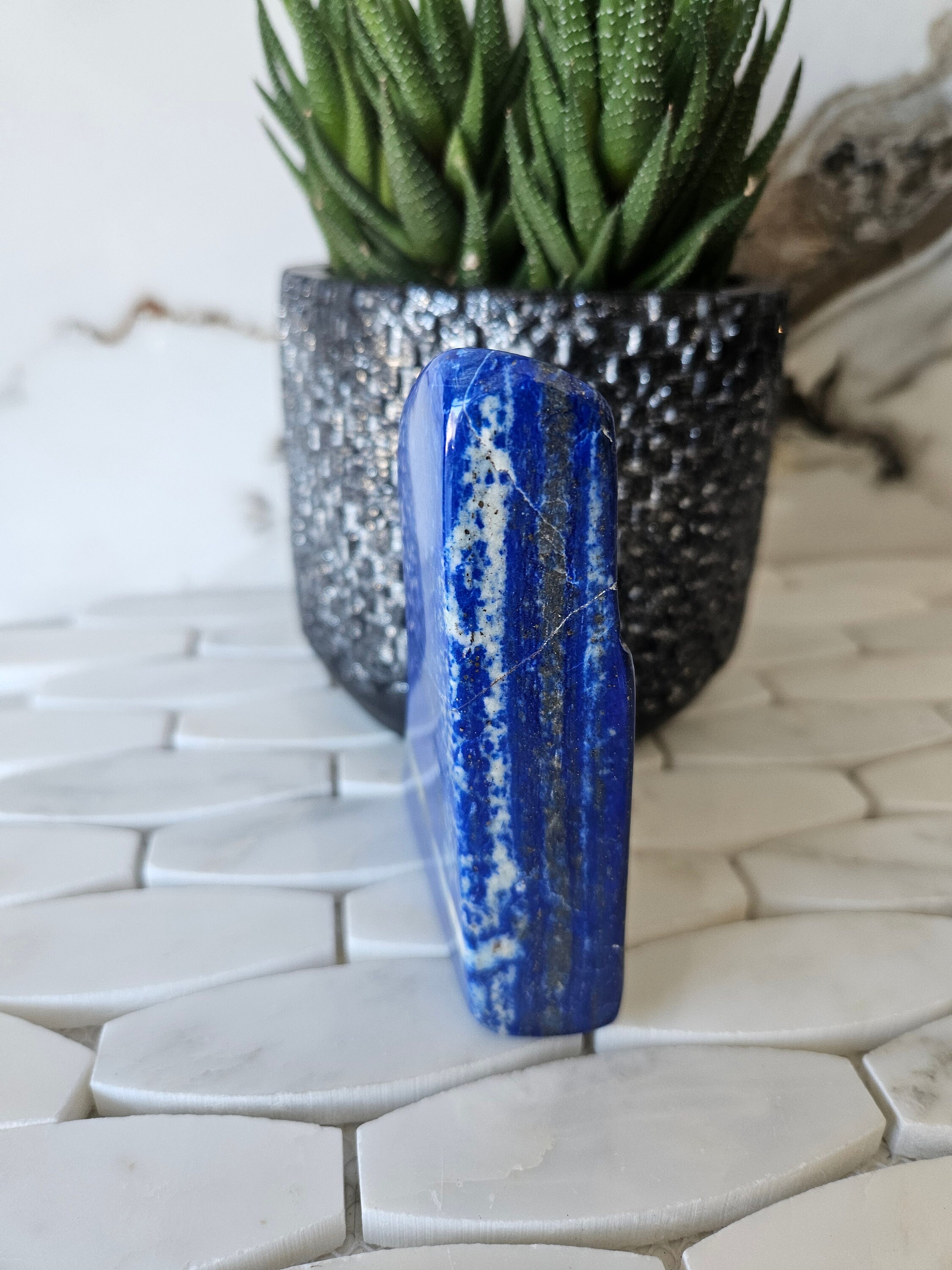 A++ Lapis Lazuli Free Form, Raw Natural Blue Stone, loose stone, Friend Gift, Healing Crystal, High Grade, Succulent, success, Nurturing