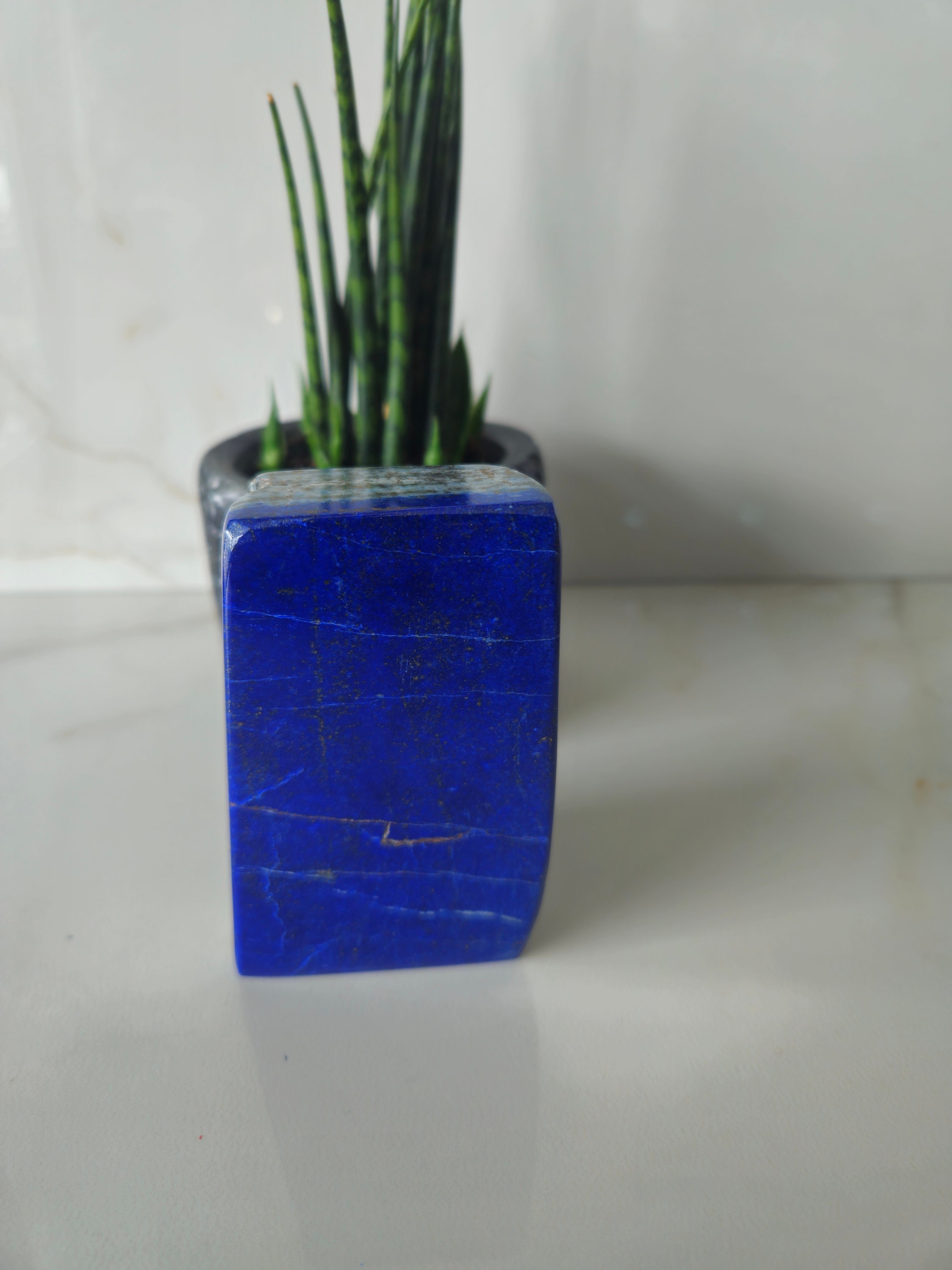 Grade A++ Authentic Free Form Stone from Lapis Lazuli, Tumbled Stone, Gemstone Rock