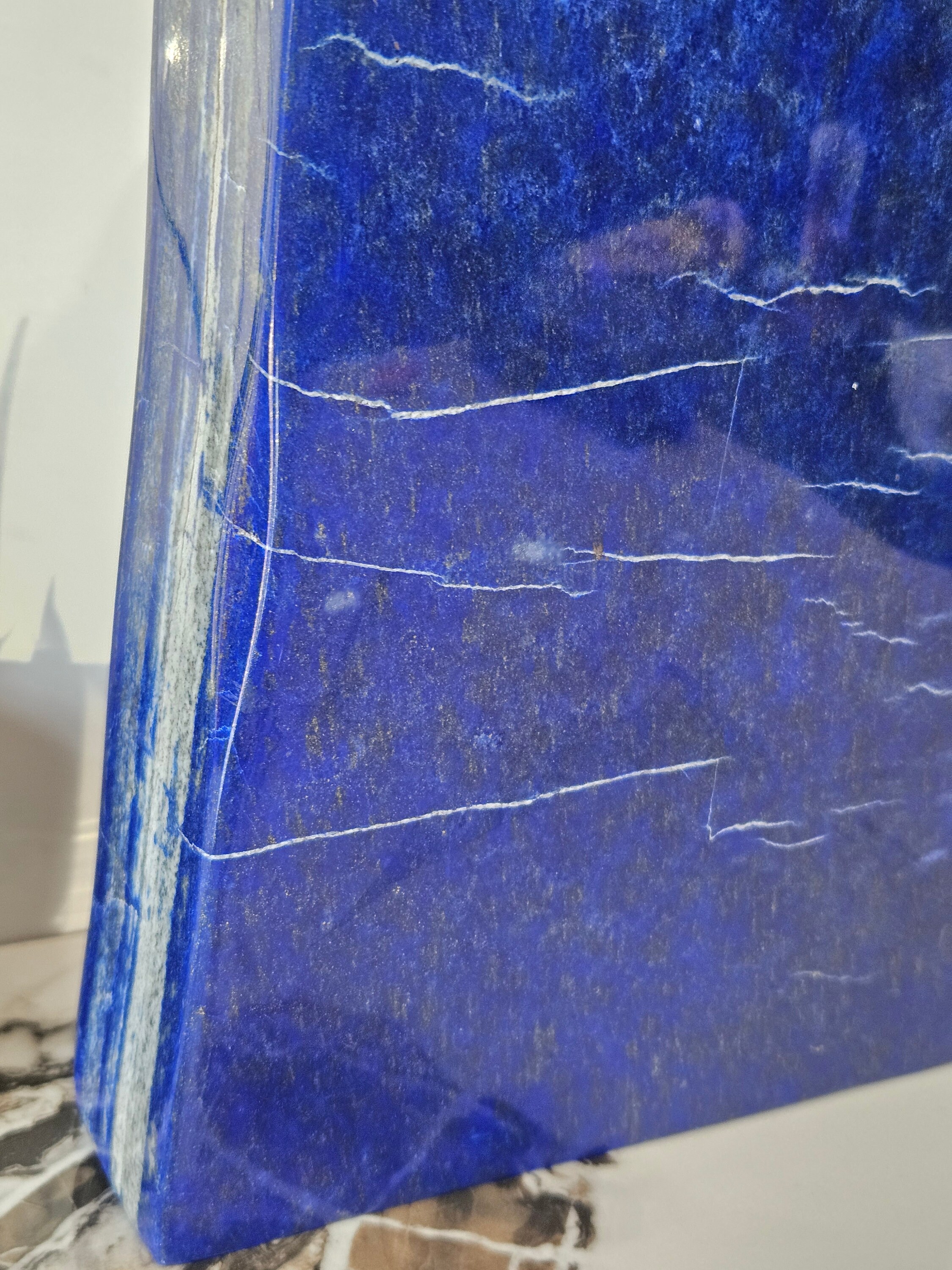 Free Form A+++Lapis Lazuli , Lapis, Polished Tumble, manifestation, willpower, Confidence, Self Expression, Crystal Gifts, amplification