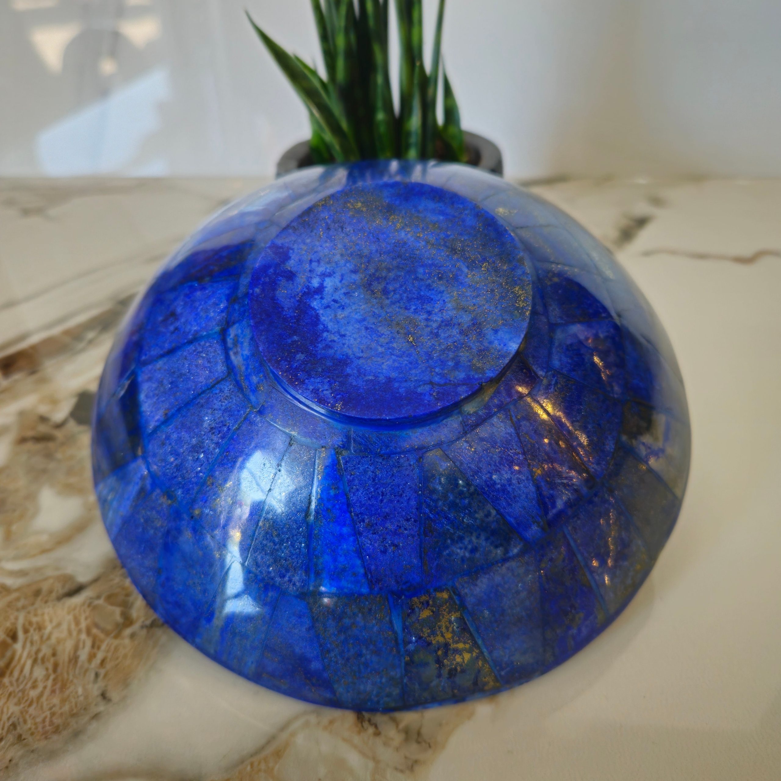 il_fullxfull.6075359405_52xl.jpg Lapis Lazuli Candle Holder, 15.5 x 5 cm, 448 g, From Afghanistan